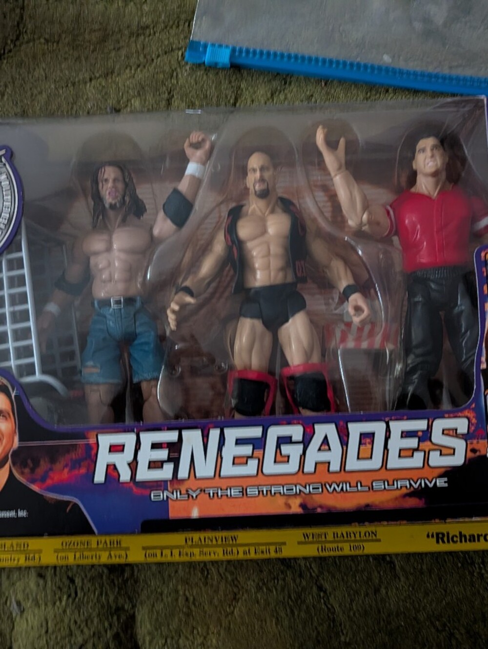 WWE Renegades Action Figure Set - Orange, Purple, Black